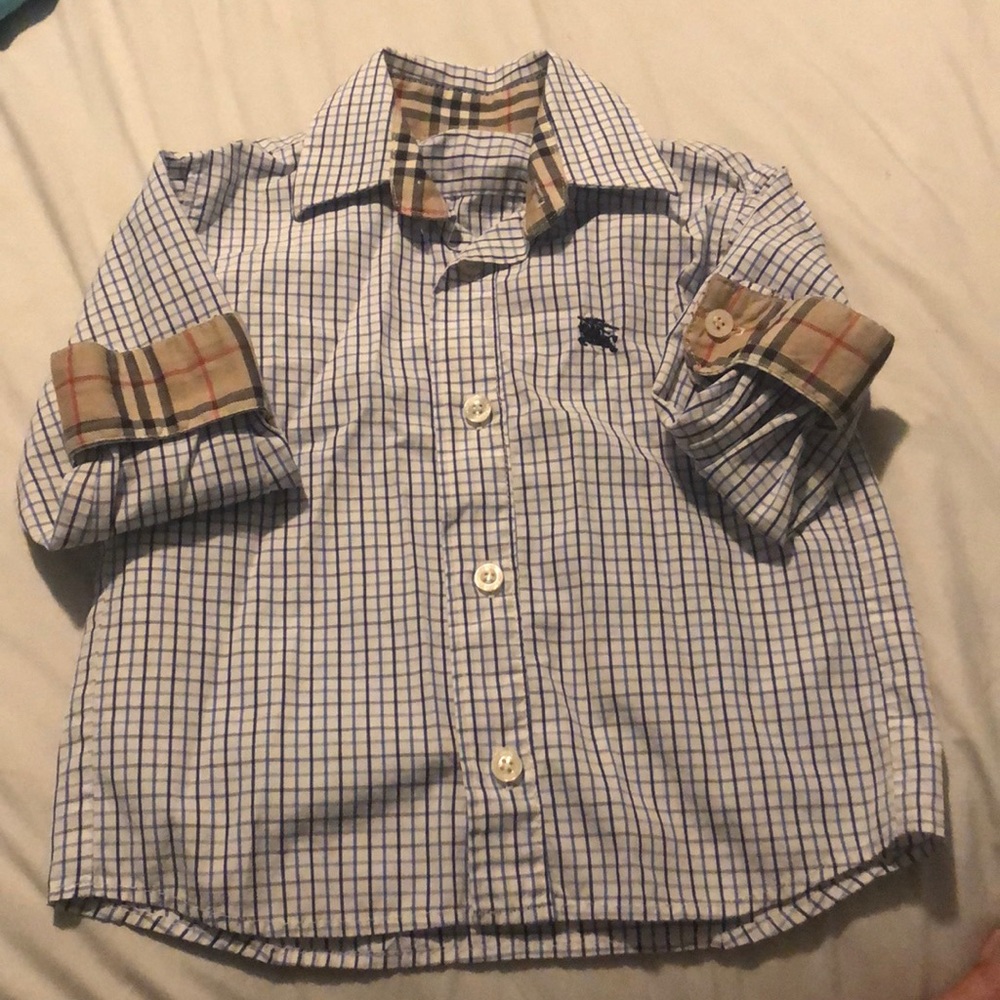 Burberry button down shirt